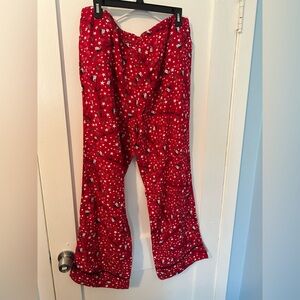 Vineyard Vines Christmas pajama bottoms Red